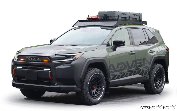 Производитель погрузчиков Toyota построил три RAV4, которые совсем не похожи на ваш | Carscoops